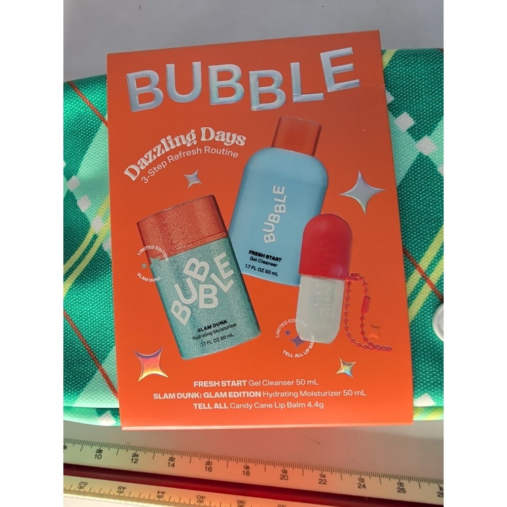 Bubble Dazzling Days 3-Step Refresh Routine Travel Gift Kit New Free Shipping - Picture 8 of 8